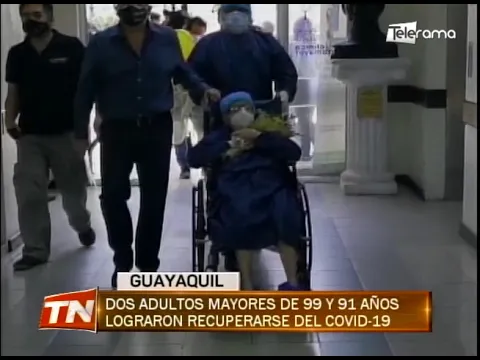 Dos adultos mayores de 99 y 91 años lograron recuperarse del covid-19