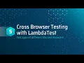 Web Automation with LambdaTest and pytest 5 - Cross Browser Testing