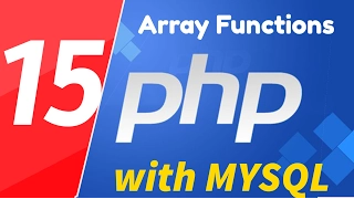 15 - PHP with MYSQL tutorials