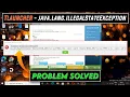 How to fix java lang illegalstateexception minecraft
