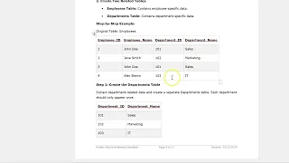 Part 1 Python SQLite Relational Database - Design