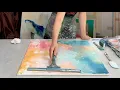 Download Lagu Wow Effects!! Acrylic Abstract Techniques – Painting with Squeegee \u0026 Cloth