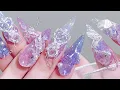 sub Shiny lace Chanel Nails Korean Nails Magnetic Nails Nail Art Self-Nails ASMR