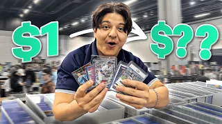 How To Go Through 1 Value Boxes at Card Shows Chicago Sports Spectacular