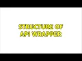 Structure of API wrapper 2 Solutions