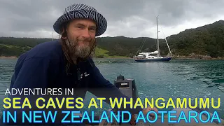 Exploring the Sea Caves of Whangamumu Harbour with Zhané in New Zealand