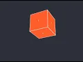 Rotating 3D Cube HTML CSS