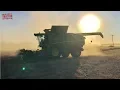 DUSTBINE John Deere S790 Combine Harvesting Soybeans
