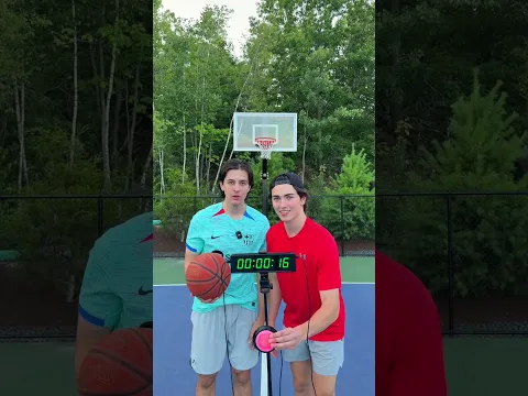 Over/Under Game! ⏰ (Outdoor Basketball Edition 🏀#carsonhockey #trickshots #games