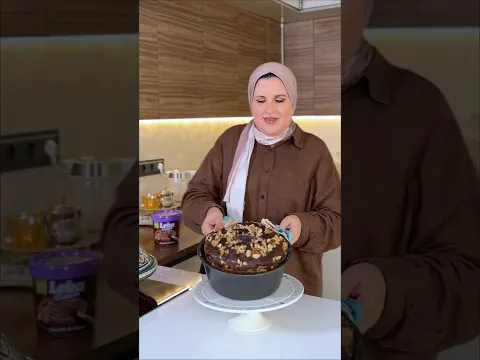 كيك عائلي رائع منفوخ وطالع #food #halima_filali