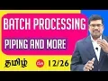 Piping and MORE Command Batch Processing C Programming In Tamil
