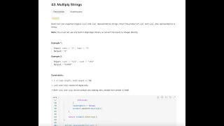 LeetCode 43 Multiply Strings Golang Java