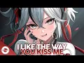 Nightcore - i like the way you kiss me (Lyrics)