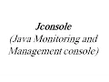 JConsole Java Monitoring and Management console