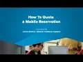 How to Quote a Mobile Reservation - SiteLink Training