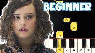 The Night We Met Lord Huron Beginner Piano Tutorial Easy Piano 