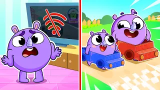 Wi-Fi Is Gone! What Will We Do? 😱 | Kids Songs & Nursery Rhymes | Baby Zoo