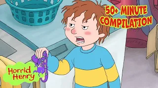 DETECTIVE HENRY: Who Stole Henry's Sock?! | Horrid Henry | Season 4 - Clip Compilation | 50+ MINS