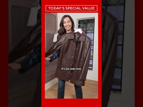 QVC Today’s Special Value | Dennis Basso Faux Luxe Leather Jacket