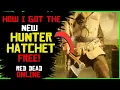 How i Got The HUNTER HATCHET FREE RDR2 online red dead redemption 2