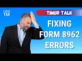 How to Fix 8962 Tax Return Error