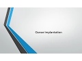 Data Structures - 22 Queue Implantation