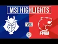 Download Lagu G2 vs FUR Highlights ALL GAMES | MSI 2025 Play-Ins | G2 Esports vs FURIA