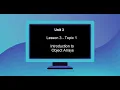 Object Arrays - Introduction