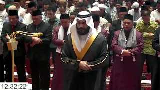 syeikh abdurrahman al ausy imam sholat jumat 14 ramadhan 1446 h masjid istiqlal jakarta
