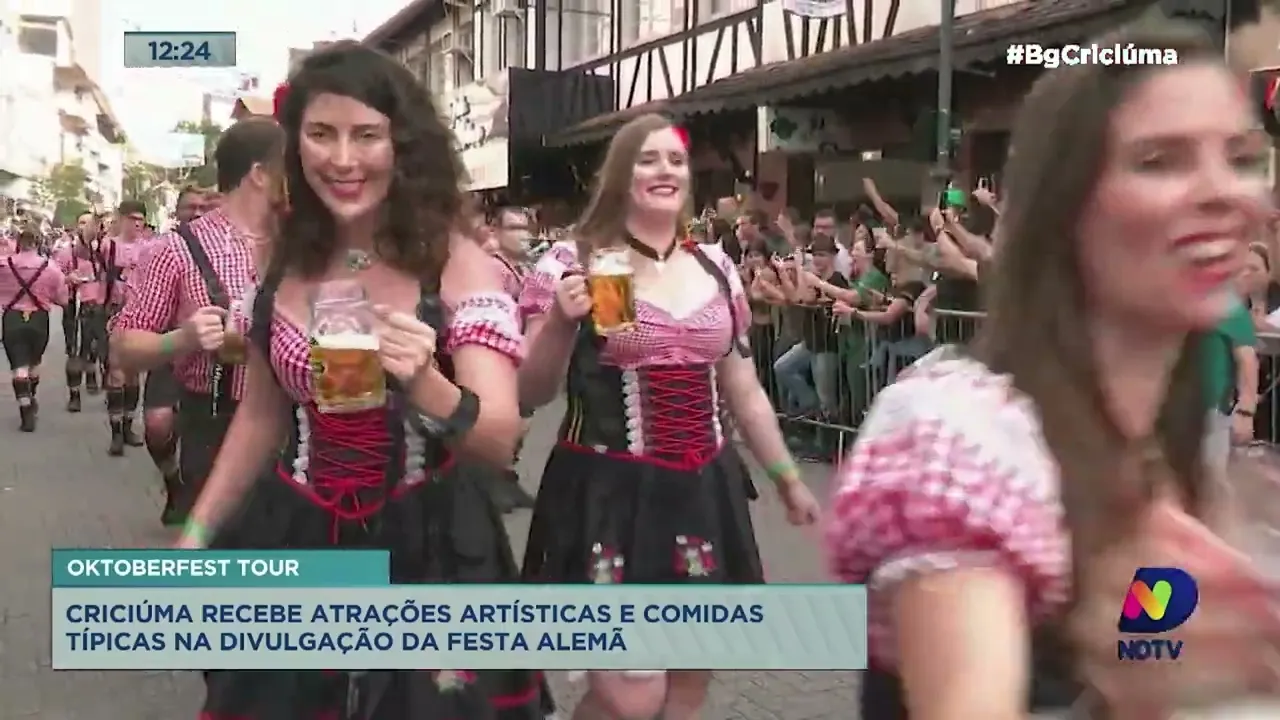Noite alemã em Criciúma: comidas típicas, atrações culturais no Oktober Tour