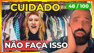 CUIDADO: NUNCA use esse tipo de ROUPA!!!!