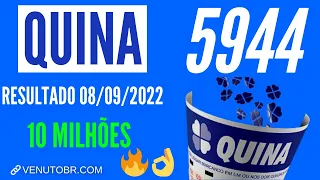 ???? Resultado Quina 5944
