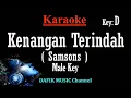 Lagu Kenangan Terindah (Karaoke) Samsons Nada Pria/ Cowok/ Male key D
