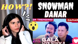 SWEET l DANAR - SNOWMAN (SIA) - X Factor Indonesia 2021 l REACTION l FILIPINA IN THE UK REACTION