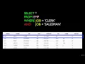 The Complete Oracle SQL Certification Course Lecture 6 Combining WHERE AND OR with Operators