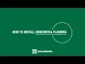 How To Install Horizontal Flashing