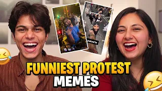JANTAR MANTAR GenZ protest MEMES 😂 || FUNNIEST MEMES REVIEW