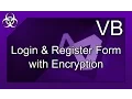 Safest Login Form with Encryption Decryption Email Notification in Visual Basic Tutorial