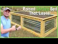 How To Build A Large Raised Garden Bed Out of Wood and Corrugated Steel