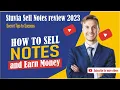 How to Sell Notes and earn money Stuvia sell notes review