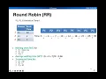 7 - Round Robin RR Scheduling Example