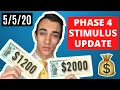 Stimulus Package Phase 4 Update My Predictions May 5 2020