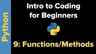 Basic Python 3 for Beginners 9 Functions