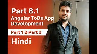 Part 8 1 Angular ToDo App Development - Part 1 Part 2 Hindi