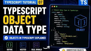 TypeScript Object Data Type Explained Bangla Tutorial