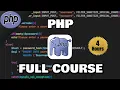 PHP Full Course for non-haters 🐘