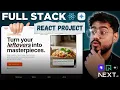 Full Stack React Project AI Recipe Platform - Next JS Tailwind Strapi Neon DB Shadcn UI