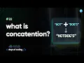What is concatention Tekie Byte