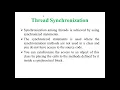 36 Thread Synchronization in Java