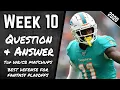 Top Matchups ROS Values Fantasy Playoffs Advice Week 10 Fantasy Football Advice